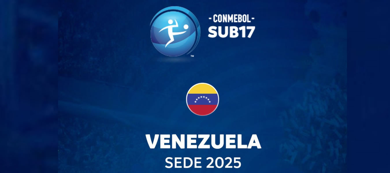 Venezuela será el país sede del Sudamericano sub17 de 2025