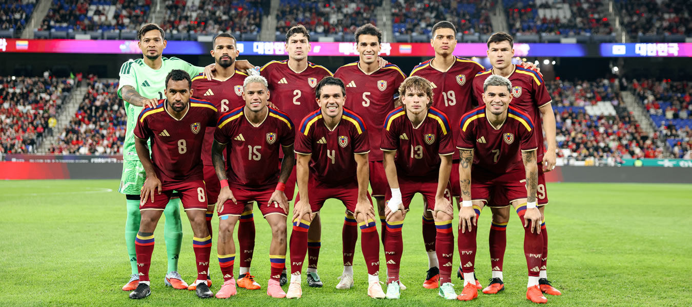 Formación de la Vinotinto ante Corea del Sur